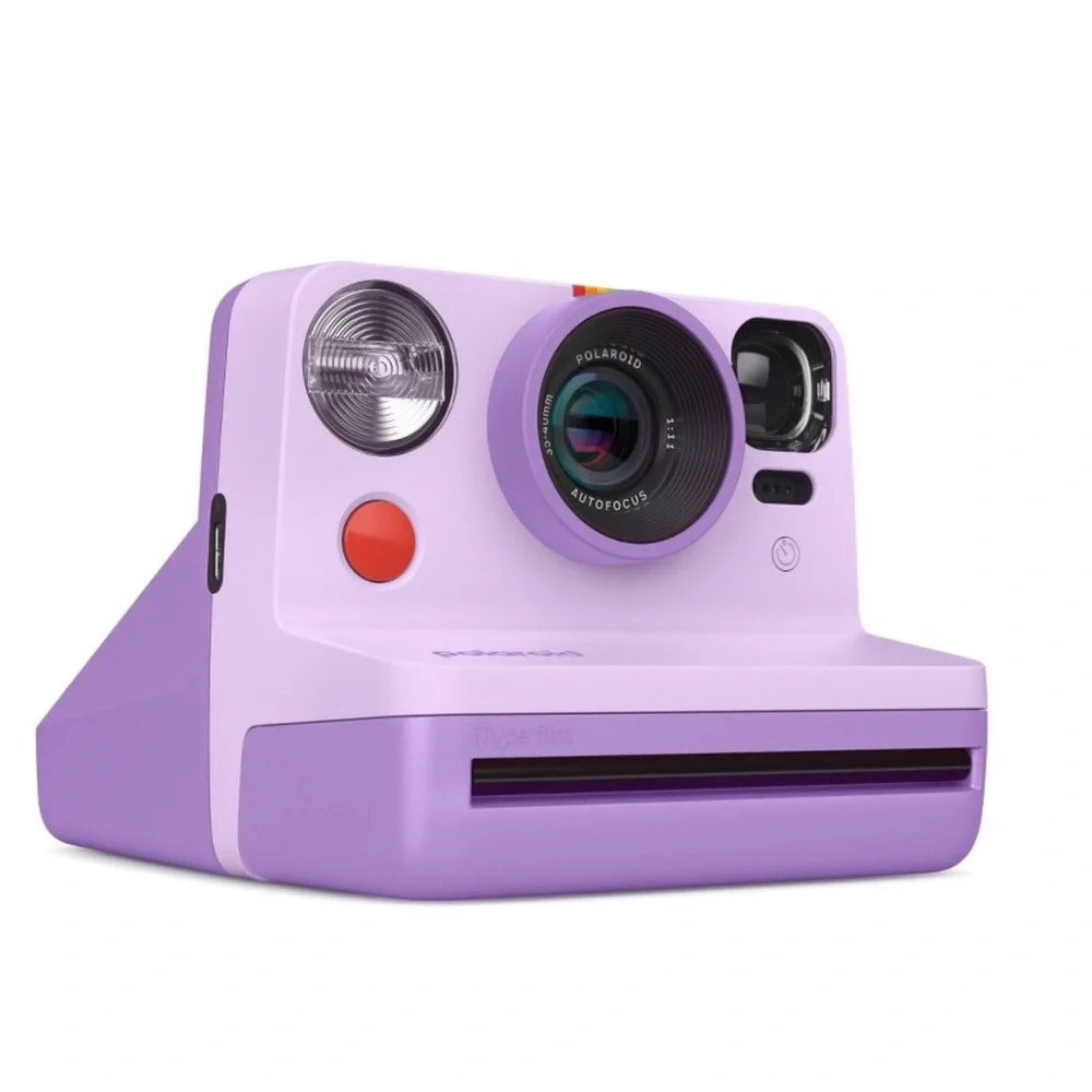 Polaroid Now Instant Camera with Film - Purple